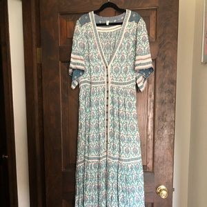 EUC Spell Gypsy Oracle Gown Sage Medium